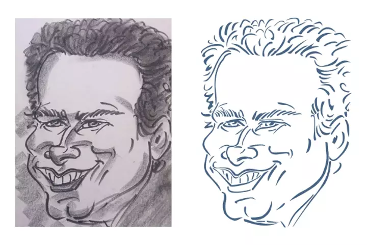 Caricature Stencil