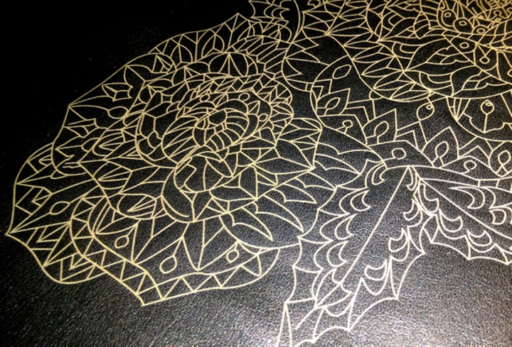leather laser engraving