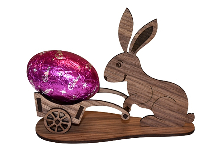 Laser Cut Wooden Easter Bunny