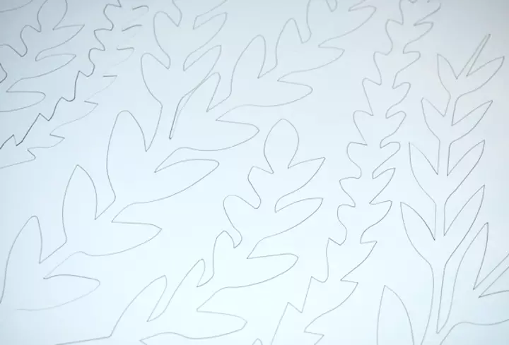 clean white laser cut paper