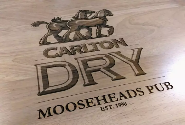 carlton laser engraved tabletop