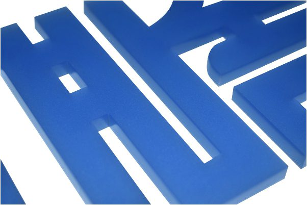 6MM Laser Cut Blue Frost Perspex