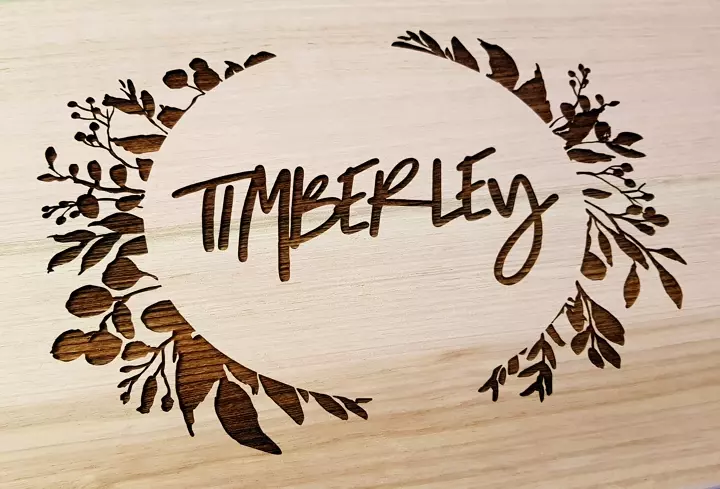 laser wood engraving