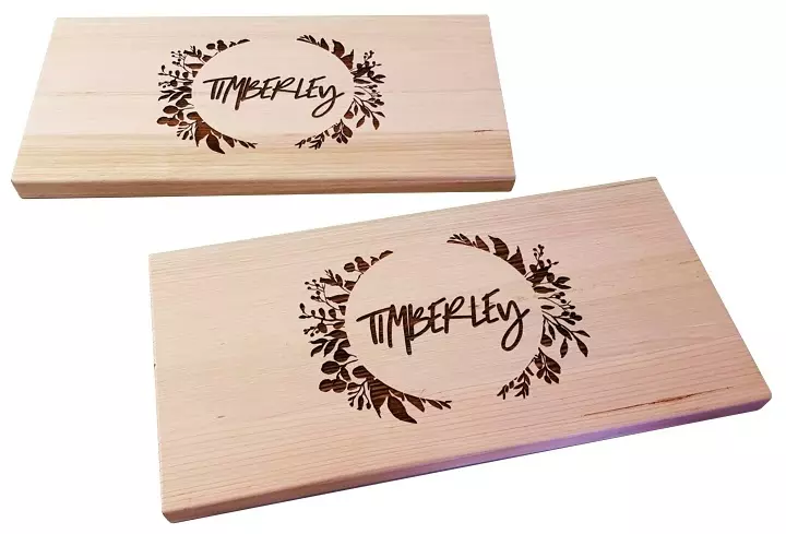 wood laser engraving